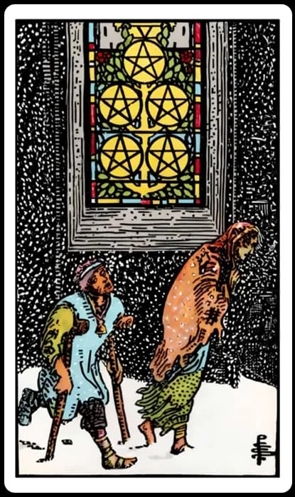Five of Pentacles 