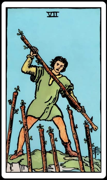 Seven of Wands