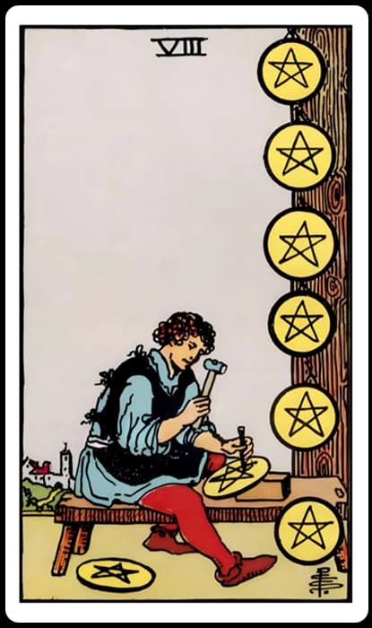Eight of Pentacles 