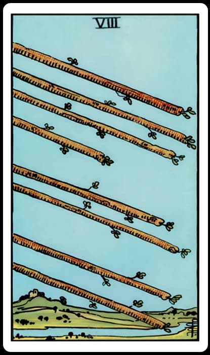 Eight of Wands