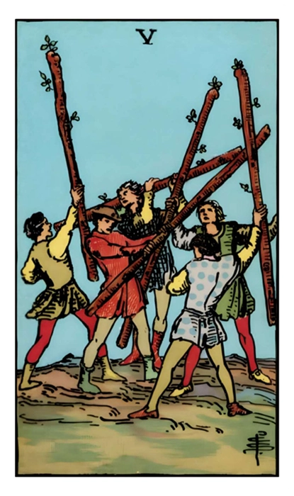 Five of Wands