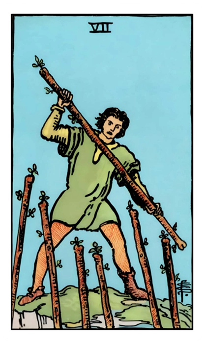 Seven of Wands