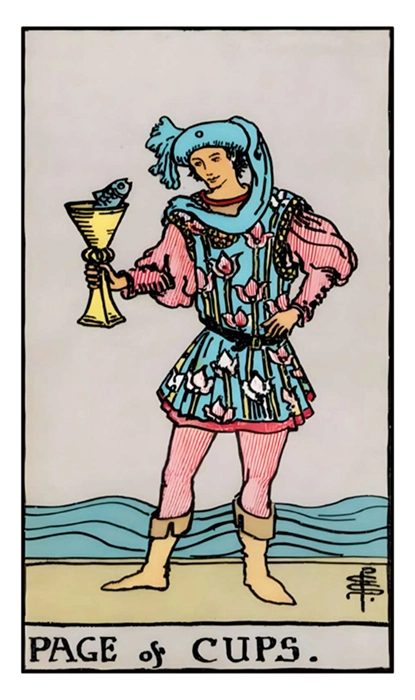 Page of Cups
